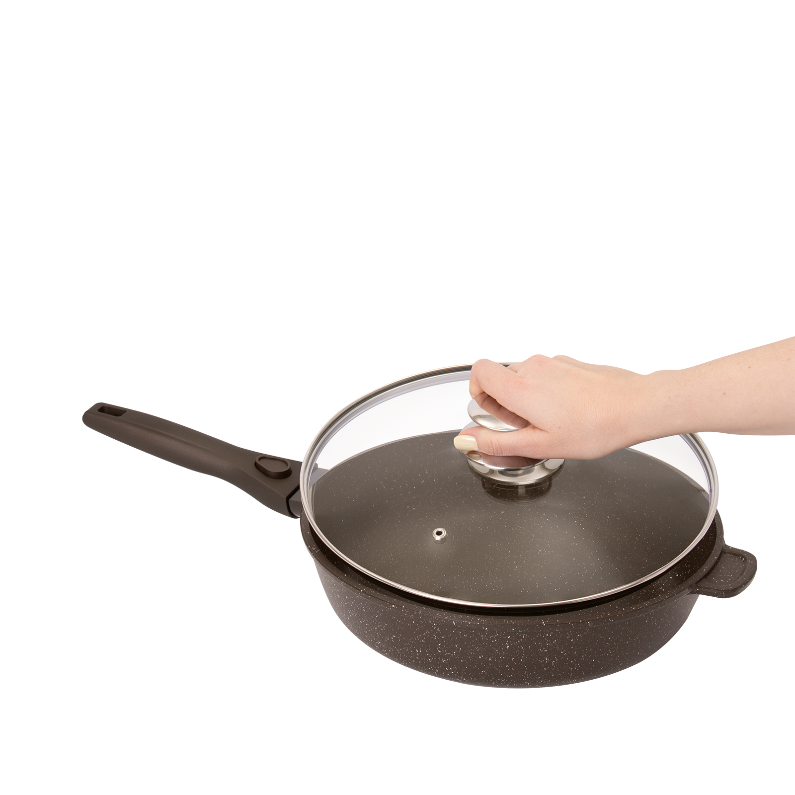 Сковорода глубокая 28см Eden